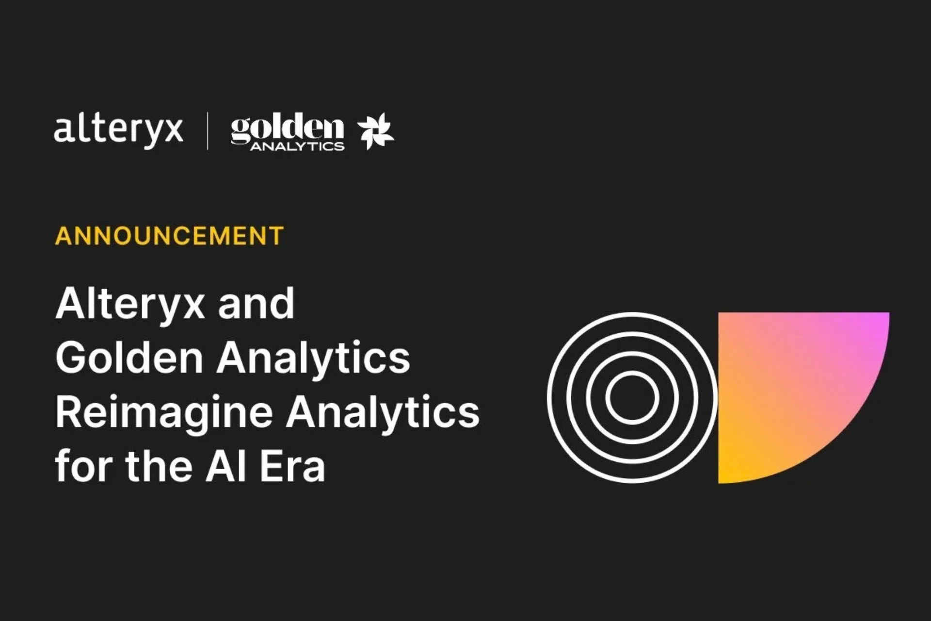 Alteryx and Golden Analytics