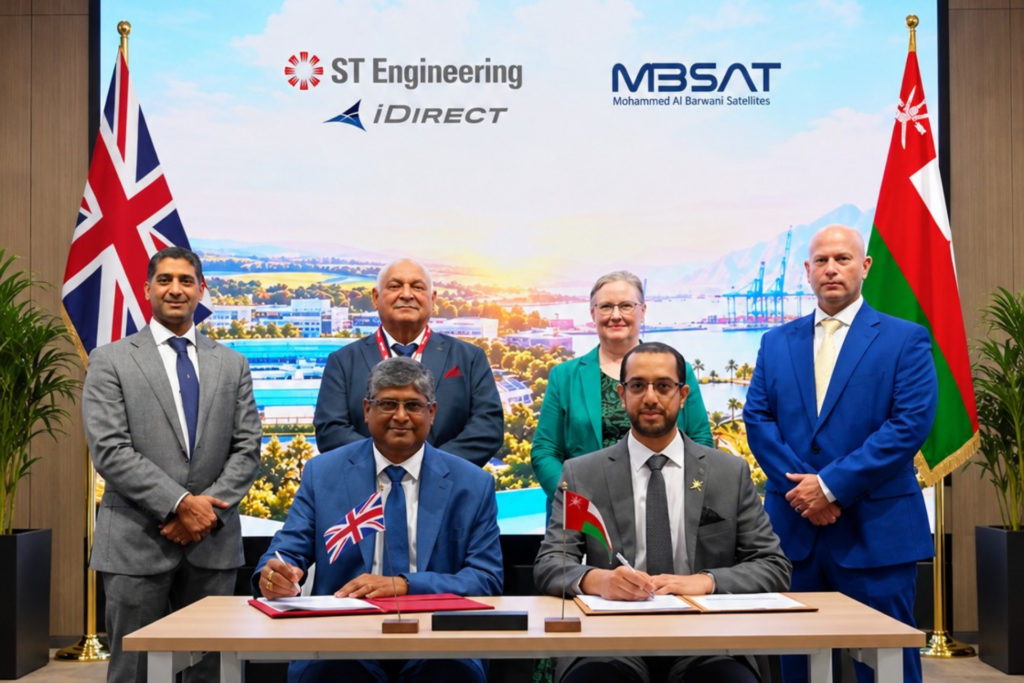 ST Engineering iDirect and Mohammed Al Barwani Satellite Company (MBSat)