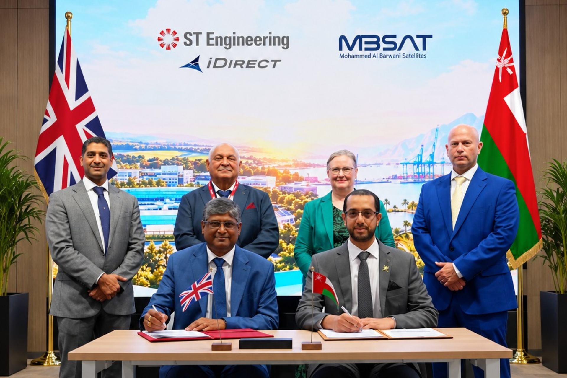 ST Engineering iDirect and Mohammed Al Barwani Satellite Company (MBSat)
